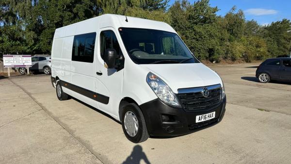 Vauxhall Movano 2.3 CDTi 3500 BiTurbo ecoFLEX Combi Van Double Cab 5dr Diesel Manual FWD L3 H2 (9 Seat) (110 ps)