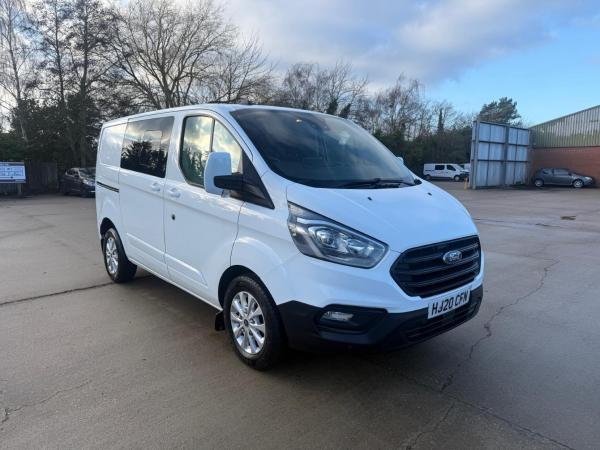 Ford Transit Custom 2.0 300 EcoBlue Limited Crew Van Double Cab 5dr Diesel Manual L1 H1 Euro 6 (s/s) (6 Seat) (130 ps)